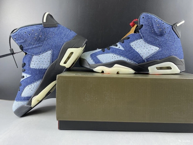 Rep TBK 6 Jordan Air Denim Washed CT5350-401 0809